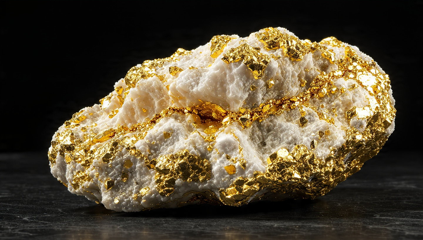 Or en quartz